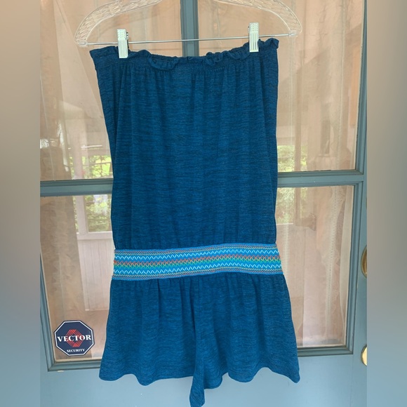 Lucky Brand Blue Bathing Suit Coverup Size XS-S - Picture 4 of 12
